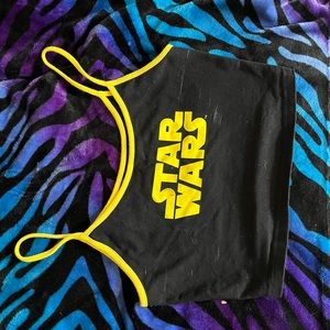 Star Wars stretchy crop top